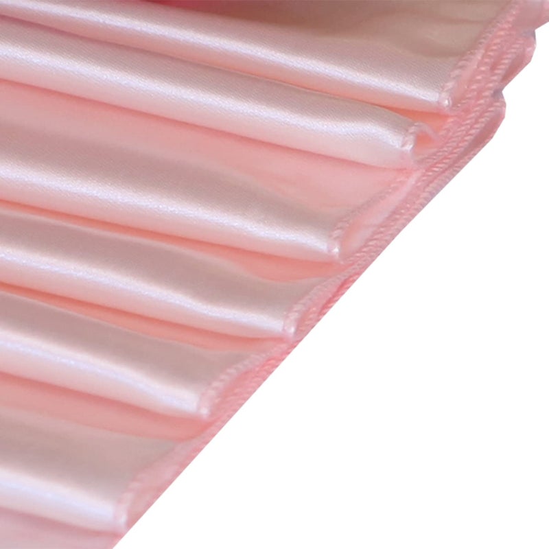 WELMATCH Blush Pink Satin Chair Sashes Ties - 50 pcs Wedding Banquet Party Event Decoration Chair Bows (Blush Pink, 50) - Image 3